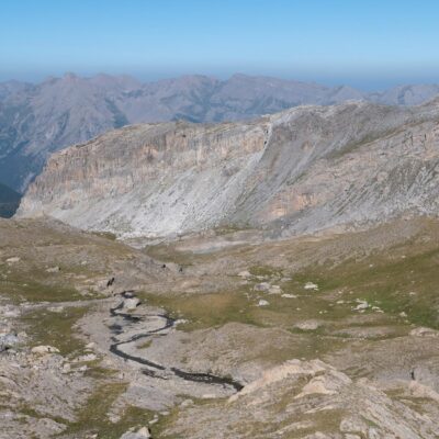 Vallon descendant vers le refuge de Chambeyron